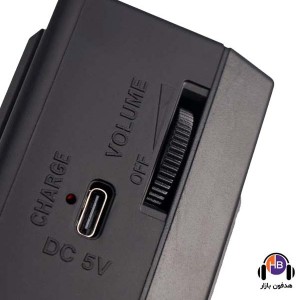رادیو سه موج و اسپیکربلوتوث شارژی KBroad KTF-2207 با ساعت عقربه ای