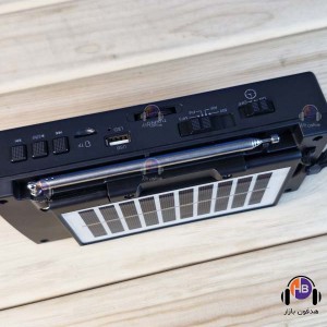 رادیو سه موج و اسپیکربلوتوث شارژی KBroad KTF-2207 با ساعت عقربه ای