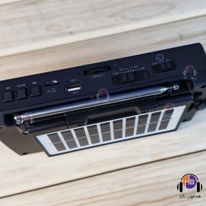 رادیو سه موج و اسپیکربلوتوث شارژی KBroad KTF-2207 با ساعت عقربه ای