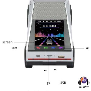 اسپیکر بلوتوثی طرح ماشین تسلا وستر مدل WS-580