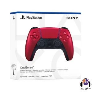 دسته PS5 دوال سنس | رنگ قرمز متالیک Volcanic Red
