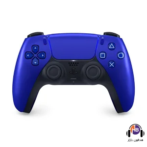 دسته PS5 دوال سنس | اصلی | آکبند | رنگ آبی متالیک Cobalt Blue