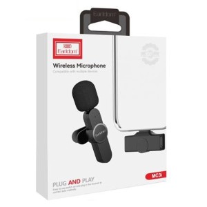 میکروفون بی سیم یقه ای ارلدام مدل ET-MC3C با درگاه Type-c