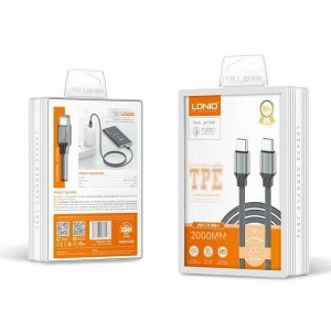 کابل دو سر تایپ سی الدینیو مدل LC442 فست شارژ