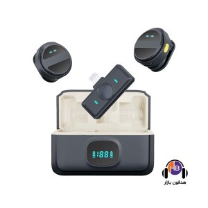 میکروفون بی سیم یقه ای دو کاربر دکتر تد مدل SX21 -برای آیفون