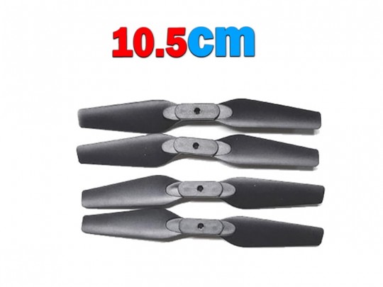 ست 4عددی پره تاشو کوادکوپتر طول پره حدود10.5سانتیمتر  ( موتور کرولس )