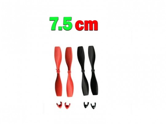 دو عدد پره کوادکوپتر به طول 7.5 سانتیمتر