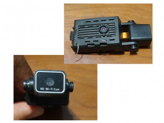دوربین آنلاین دوبل  کوادکوپتر سه سیم  قابلیت نصب در اکثرکوادکوپترهای تاشو و سایما X5C