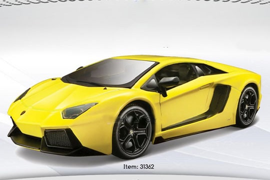 ماکت ماشین lamborghini aventador