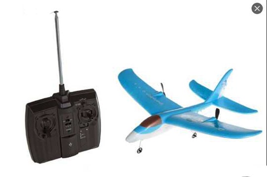 هواپیمای کنترلی  دو کانال( دست پرتاب ) مدل WX9101