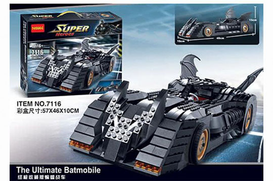 ماشین لگویی بتمن 1045 تیکه آیتم decool 7116