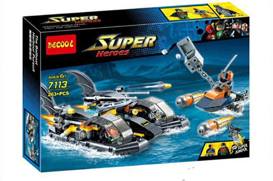 کشتی لگویی بتمن 236 تیکه از شرکت دکول decool 7113