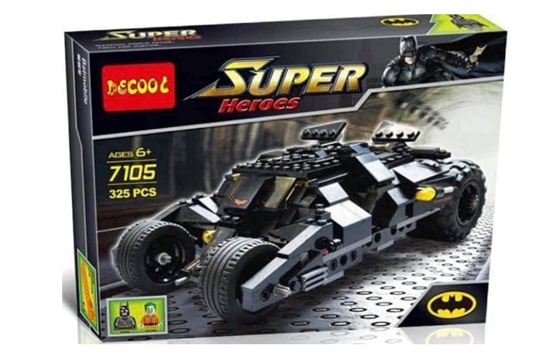 ماشین لگویی بتمن 325 تیکه  مدل 7105