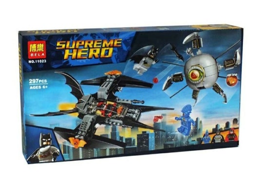 هواپیمای بتمن لگویی 297 تیکه آیتم  bela 11023