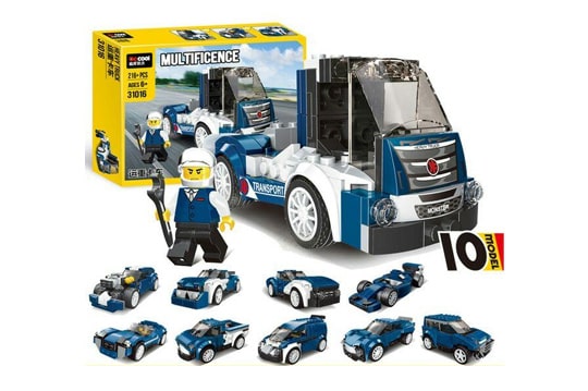 کامیون لگویی بسیار زیبا 216 تیکه آیتم دکول 31016 با قابلیت ساخت 10 مدل