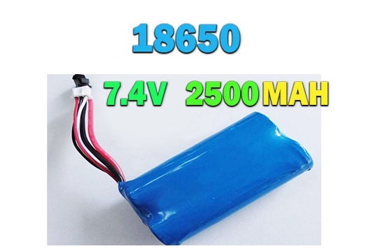 باتری لیتیوم یون 2500MAH (7.4 ولت)