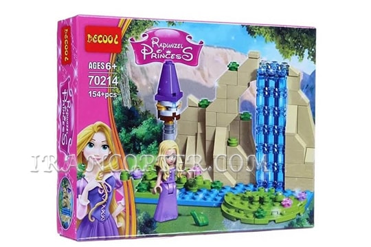لگوی دخترانه آیتم  70214 راپونزل 154 تکه از شرکت دکول