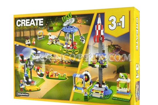 خرید لگوی شهربازی مدل lari 11399  با  611 قطعه