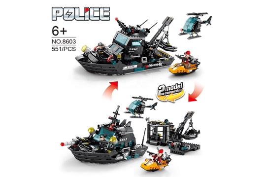 خرید لگوی 2 در یک پلیس با قابلیت ساخت دو مدل مختلف آیتم 8603