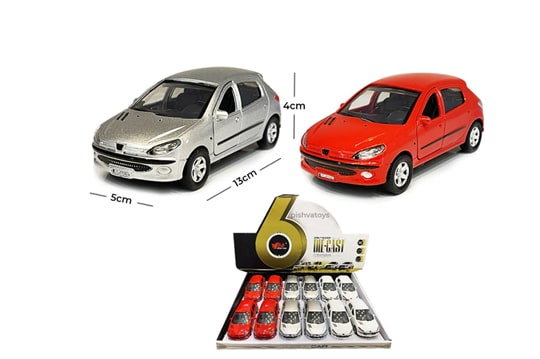 خرید عمده ماکت پژو 206 آیتم my66/d2216