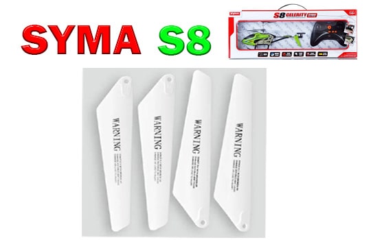 ست چهار عددی پره هلیکوپتر کنترلی مدل SYMA S8