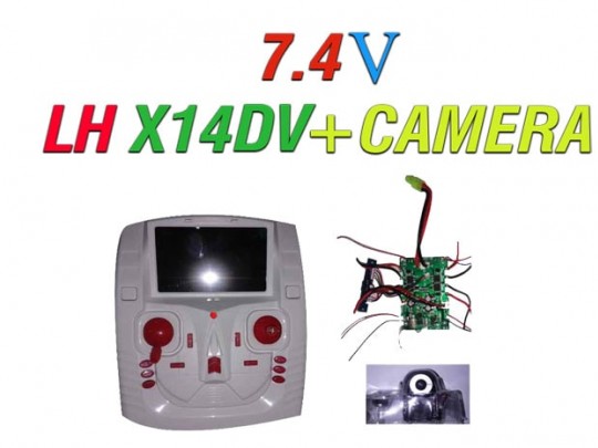 دسته کنترل مانیتور دار با برد و دوربین ارسال تصویر LH-X14 DV
