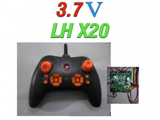 دسته کنترل و مدار کوادکوپتر lh-x20
