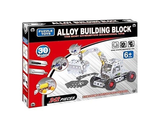 لگوی فلزی alloy blocks با قابلیت ساخت 30 مدل مختلف