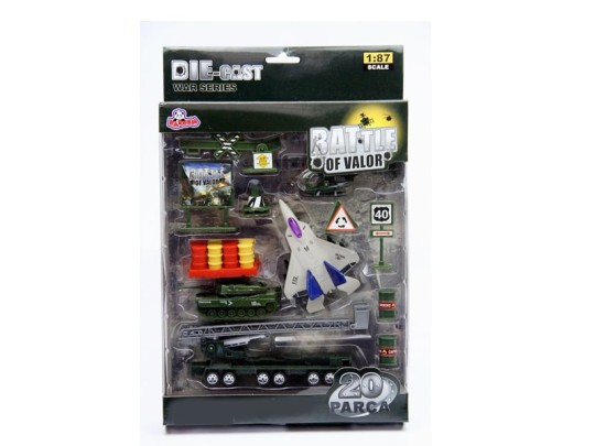 ست  20 تکه ماکت تجهیزات جنگی شامل هواپیما و تانک و  ...