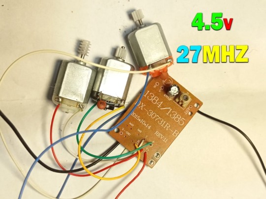 خرید برد کنترلی سه کاناله با فرکانس 27مگاهرتز ولتاژ 6 ولت