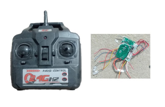 خرید دسته کنترل و برد کوادکوپتر 3.7 ولت از فروشگاه ایران کوپتر