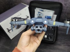 بسته 6 تایی کوادکوپتر تاشوی  m3max با دو دوربین و پره های تاشو و موتور براشلس  و یک باتری یدکی اضافه