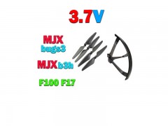 پک کوادکوپتر  MJX BUGS 3  و F100 و F17