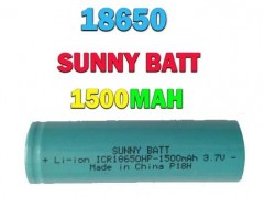 باتری هلیکوپتری 3.7 ولت 1500 میلی آمپر  (لیتیوم یونی) 18650