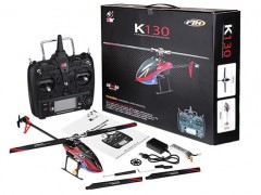 هلیکوپتر کنترلی حرفه ای 6 کاناله مدل XK K130 با قابلیت پشتک زدن