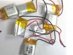 باتری لیتیوم پلیمر 3.7 ولت -75 میلی آمپر
