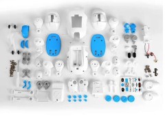 ساخت ربات diy 2043  با قابلیت مونتاژ و حرکت توسط باتری