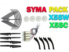 پک قطعات یدکی کوادکوپتر سیما syma x5sw-x5sc
