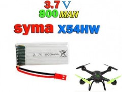 باتری لیتیوم پلیمر 800 میلی آمپر برای کوادکوپتر  x54hw-x54hc