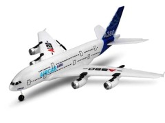 هواپیمای کننرلی A380 از شرکت WLTOYS مجهز به جایرو - سه کاناله با اوجگیری و فرود سریع