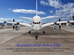 هواپیمای کننرلی A380 از شرکت WLTOYS مجهز به جایرو - سه کاناله با اوجگیری و فرود سریع