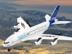 هواپیمای کننرلی A380 از شرکت WLTOYS مجهز به جایرو - سه کاناله با اوجگیری و فرود سریع