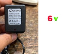 شارژر دیواری 6 ولت  سوزنی ماشین کنترلی