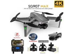 کوادکوپتر  جی پی اس دار SG907 MAX  با برد 1200 متر و ارسال تصویر 800 متر مجهز به لرزشگیر 3 محوره و دو باتری