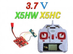 دسته کنترل و مدار کواد کوپتر مدل SYMA X5HC-X5HW