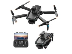 خرید کوادکوپتر s802 pro با دوربین  مجهز   به لرزشگیر - برد کنترل بالا-  موتور براشلس -  سیستم جی پی اس و قابلیت تشخیص موانع همراه با یک باتری یدکی اضافه