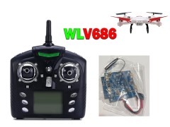 خرید دسته کنترل و برد کوادکوپتر مدل V686 از فروشگاه ایران کوپتر ( استوک )