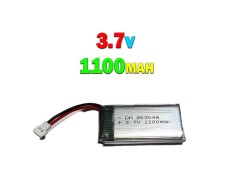 خرید باتری لیتیوم پلیمری با ولتاژ 3.7 ولت و ظرفیت 1100 میلی آمپر مخصوص   هلیکوپتر کنترلی