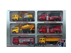 خرید ست  ماکت و راه سازی  شامل 6 عدد وسیله نقلیه