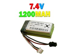 باتری لیتیوم پلیمری 7.4 ولت -1200 میلی آمپر